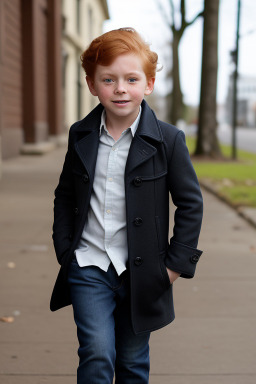 Honduran child boy with  ginger hair