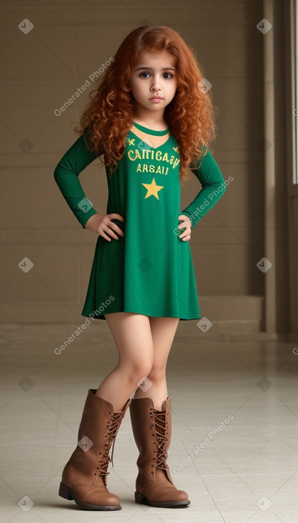 Pakistani infant girl with  ginger hair