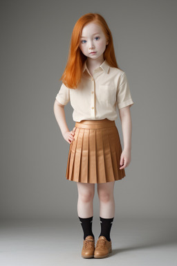 Child female with  ginger hair