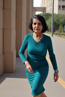 Omani elderly female with  black hair