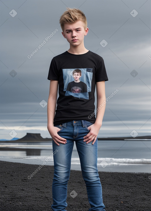 Icelandic teenager boy 