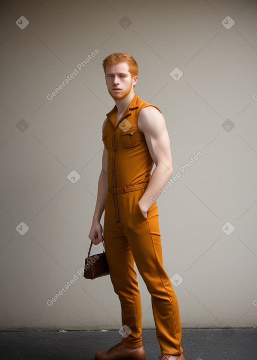 Venezuelan young adult male with  ginger hair