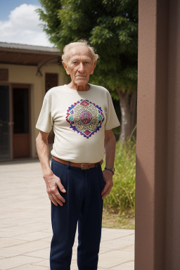 Chilean elderly male with  ginger hair