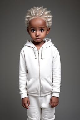 Ethiopian infant boy with  white hair