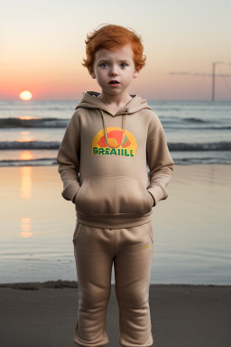 Brazilian infant boy with  ginger hair