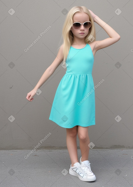 Slovenian child female with  blonde hair