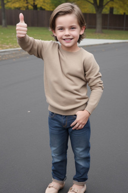 Swedish child boy with  brown hair