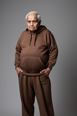 Bangladeshi elderly male with  brown hair