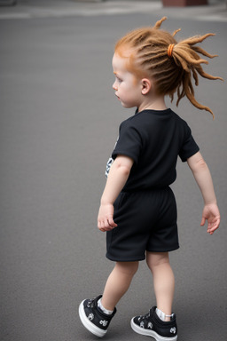 Latvian infant boy with  ginger hair