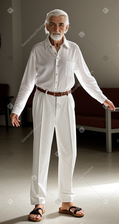 Spanish elderly male with  white hair