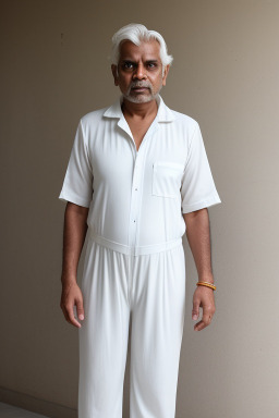 Sri lankan 45 years male with  white hair