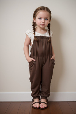 Finnish infant girl with  brown hair