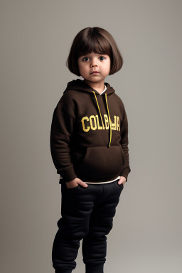 Colombian infant boy with  brown hair