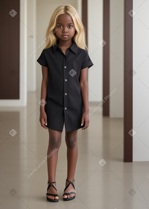 Child female with  blonde hair