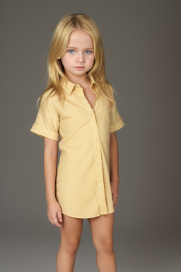 Child female with  blonde hair