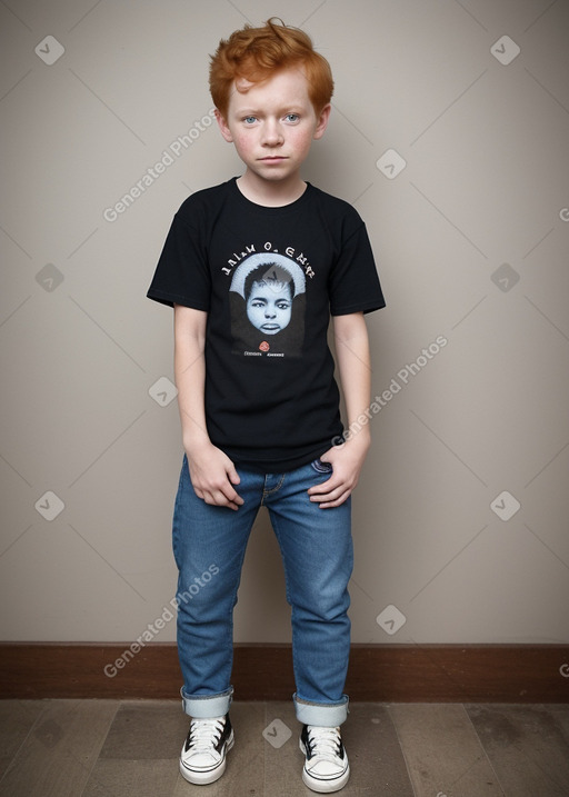 Guatemalan child boy with  ginger hair