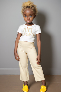 Ghanaian infant girl with  blonde hair