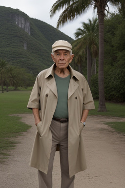 Cuban elderly male with  brown hair