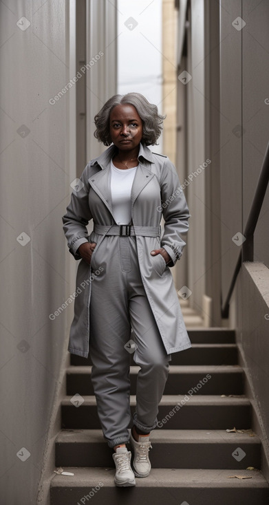 Sudanese adult female with  gray hair