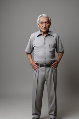 Uzbek elderly male with  gray hair