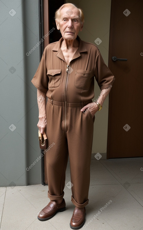 Elderly male with  ginger hair