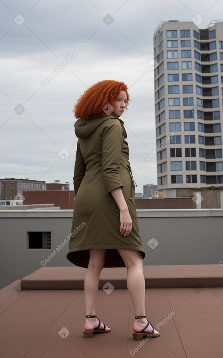 Zambian 45 years female with  ginger hair