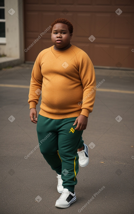 Jamaican teenager boy with  ginger hair