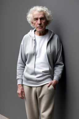 Irish elderly male with  white hair