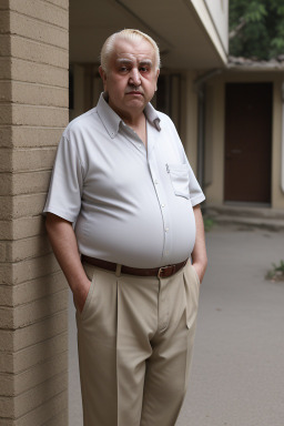 Turkish elderly male with  blonde hair