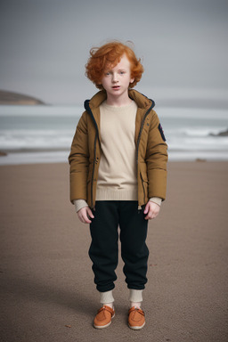 Jordanian child boy with  ginger hair