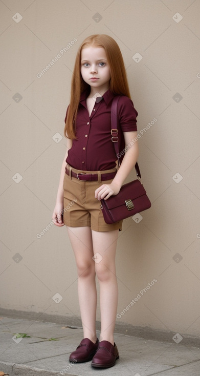 Child female with  ginger hair