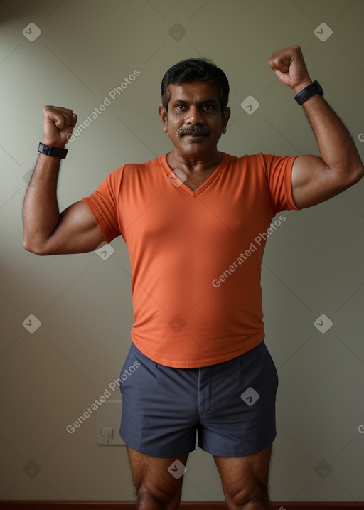 Sri lankan middle-aged male with  ginger hair