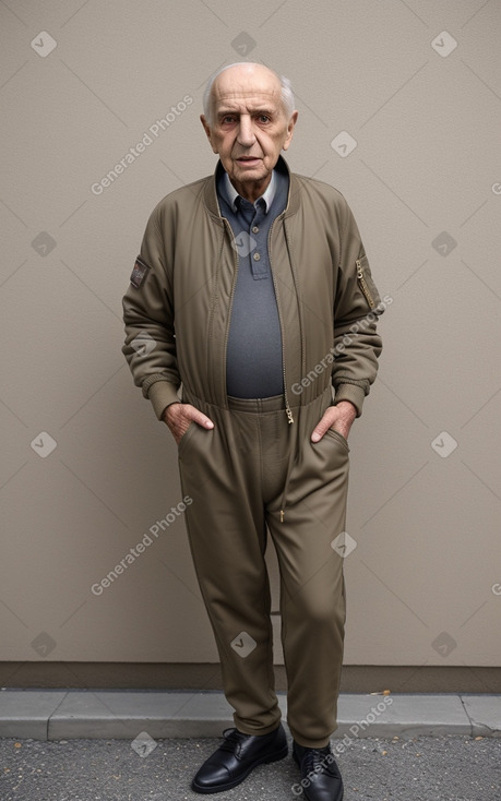 Lebanese elderly male with  brown hair