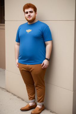 Lebanese young adult male with  ginger hair