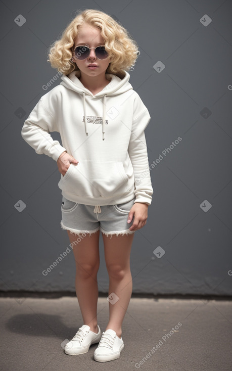 Child female with  blonde hair