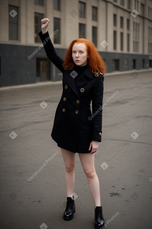 African adult female with  ginger hair