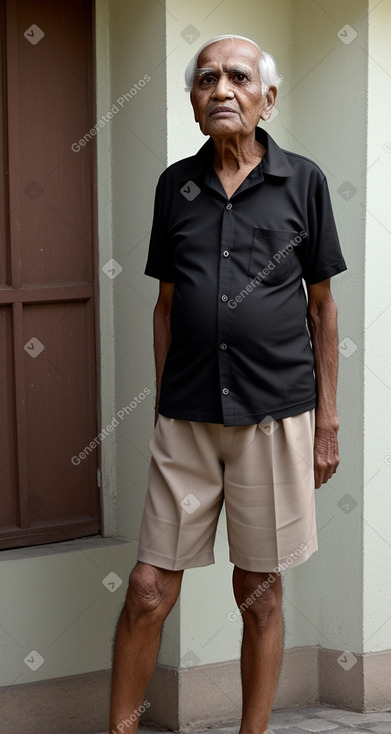 Bangladeshi elderly male with  black hair