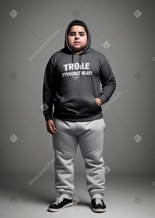 Yemeni teenager boy with  gray hair