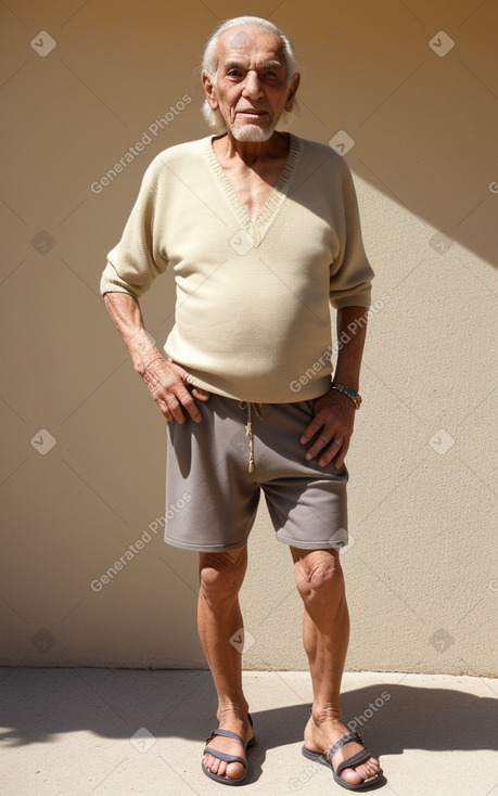 Algerian elderly male with  blonde hair