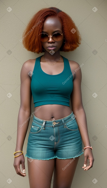 Ugandan adult female with  ginger hair