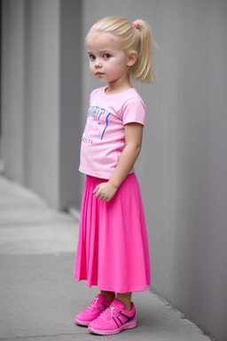 Norwegian infant girl with  blonde hair