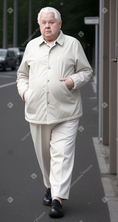 Finnish elderly male with  white hair