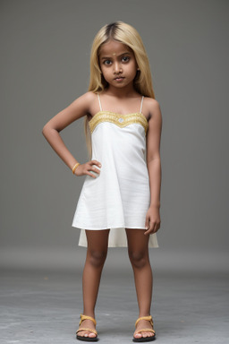 Bangladeshi child girl with  blonde hair