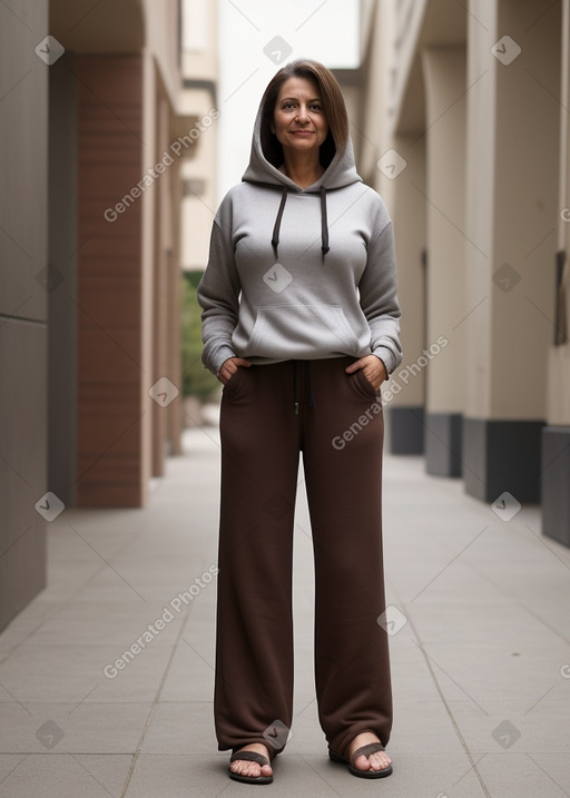 Turkish 45 years female with  brown hair