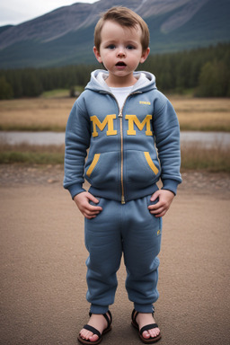 Swedish infant boy with  brown hair