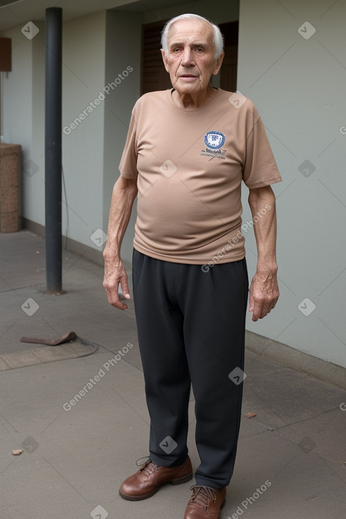 Uruguayan elderly male with  brown hair