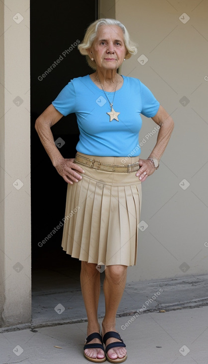 Cuban elderly female with  blonde hair