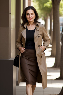 Armenian middle-aged female with  brown hair