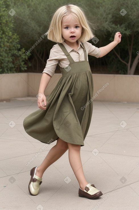 Zimbabwean infant girl with  blonde hair