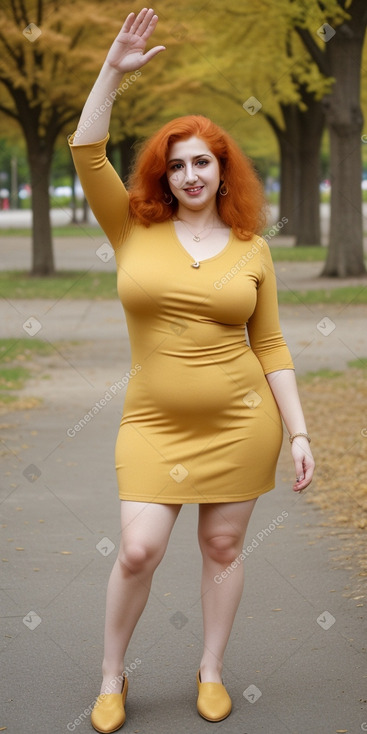 Armenian 45 years female with  ginger hair